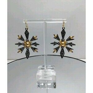 Alexis Bittar Sunburst Earrings From "Elements/Asterales Col. 2015-19 Crystal &